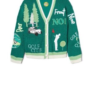 Women's NO! Green Golf Club Cardigan